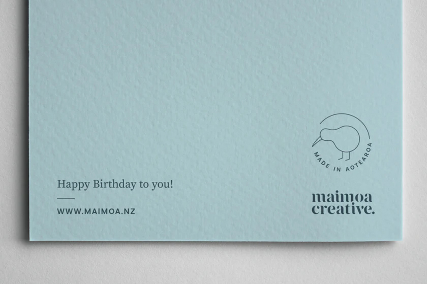 'HAPPY BIRTHDAY' GREETING CARD.