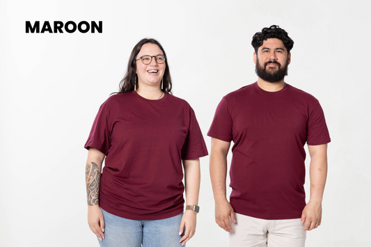 SUBTLY SARCASTIC TEE (MAROON).