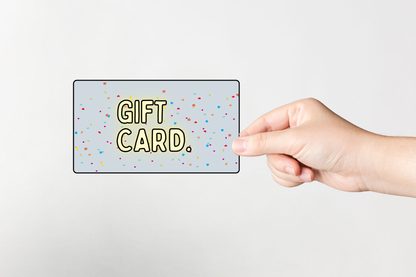 GIFT CARD.