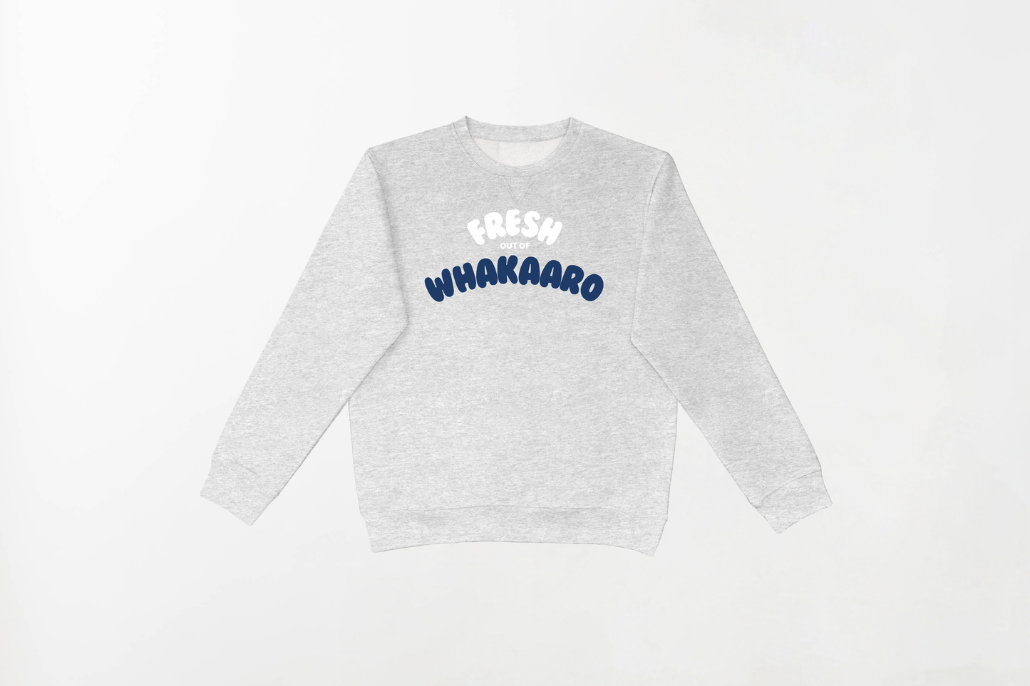 Whakaaro Indian Cotton Brushed Fleece Crewneck - Soft and Breathable Unisex Sweatshirt