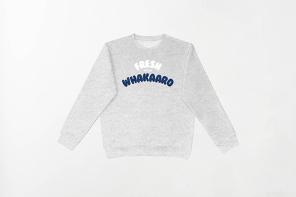 Whakaaro Indian Cotton Brushed Fleece Crewneck - Soft and Breathable Unisex Sweatshirt