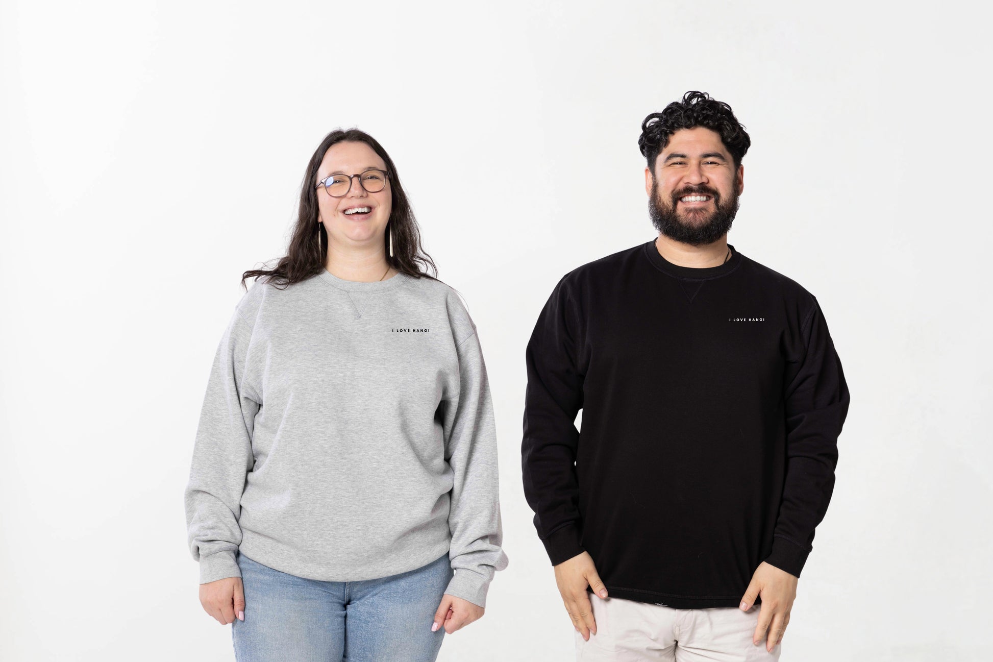 I LOVE HANGI CREWNECK.