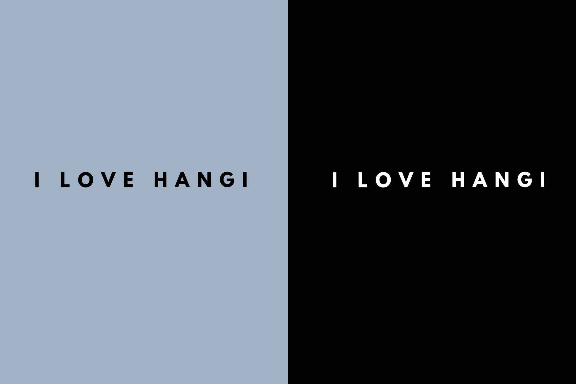 I LOVE HANGI TEE.