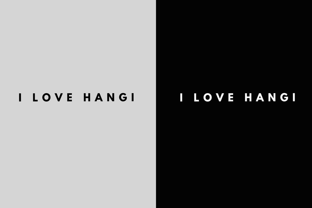 I LOVE HANGI CREWNECK.