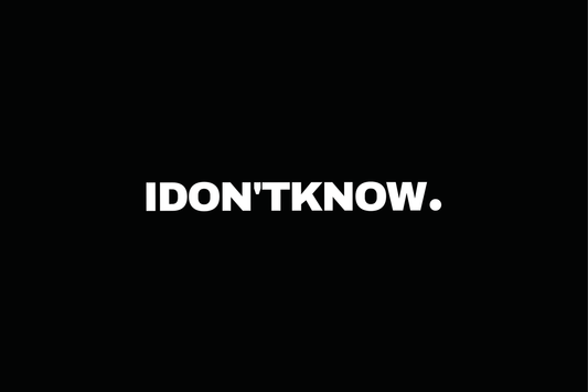 I DON'T KNOW HOODIE.