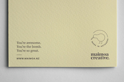 'YOU'RE AWESOME' GREETING CARD.