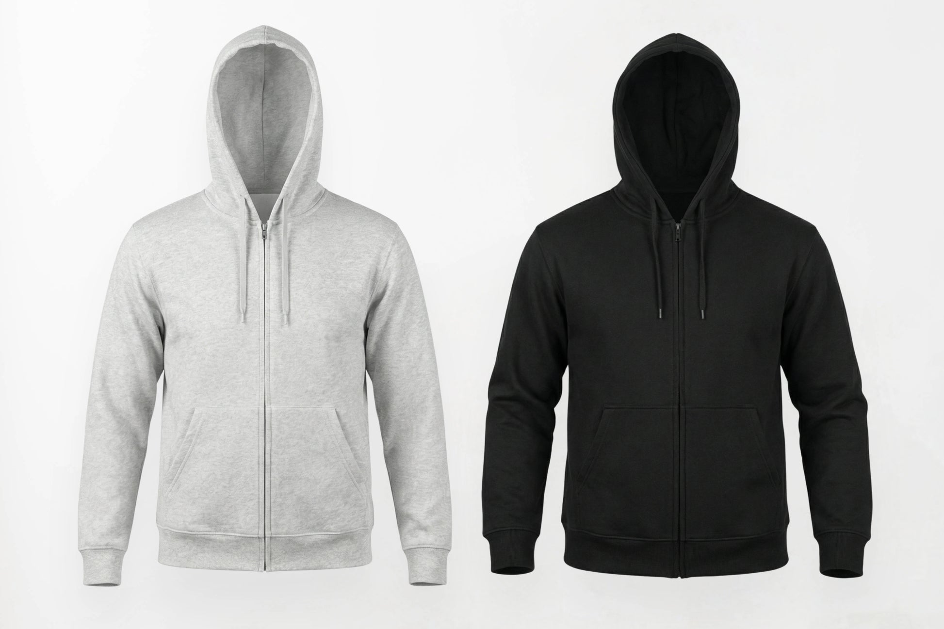 SUBTLY SARCASTIC ZIP HOODIE (BLANK + BASIC RANGE).