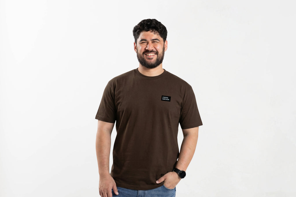 BOX TEE WITH PATCH.