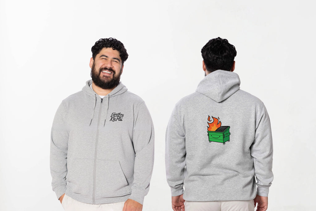 EVERYTHING IS KA PAI ZIP HOODIE.