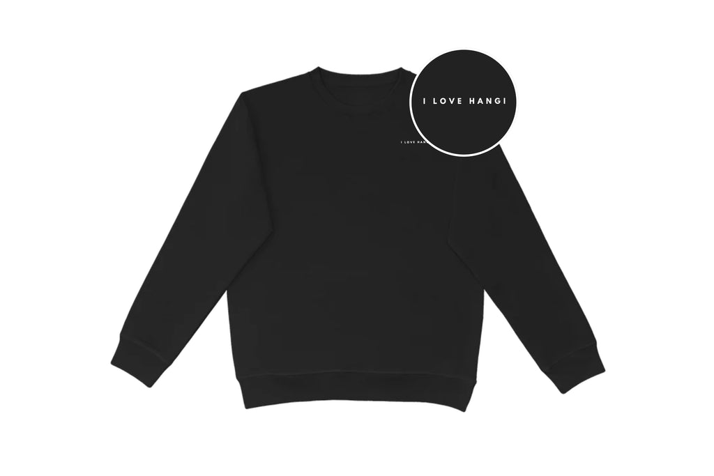 I LOVE HANGI CREWNECK.