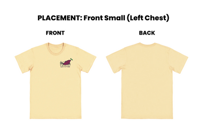 Flat lay of the Couch Kumara Tee – unisex, Māori-inspired cotton T-shirt for everyday NZ wear.