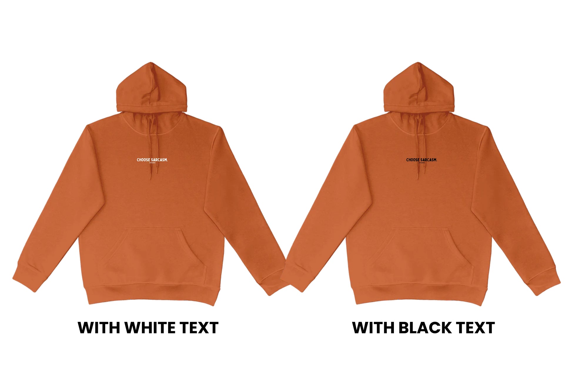 Flay lay of the Hint of Sarcasm Hoodie – unisex, Māori-inspired cotton/polyester hoodie for everyday NZ wear.