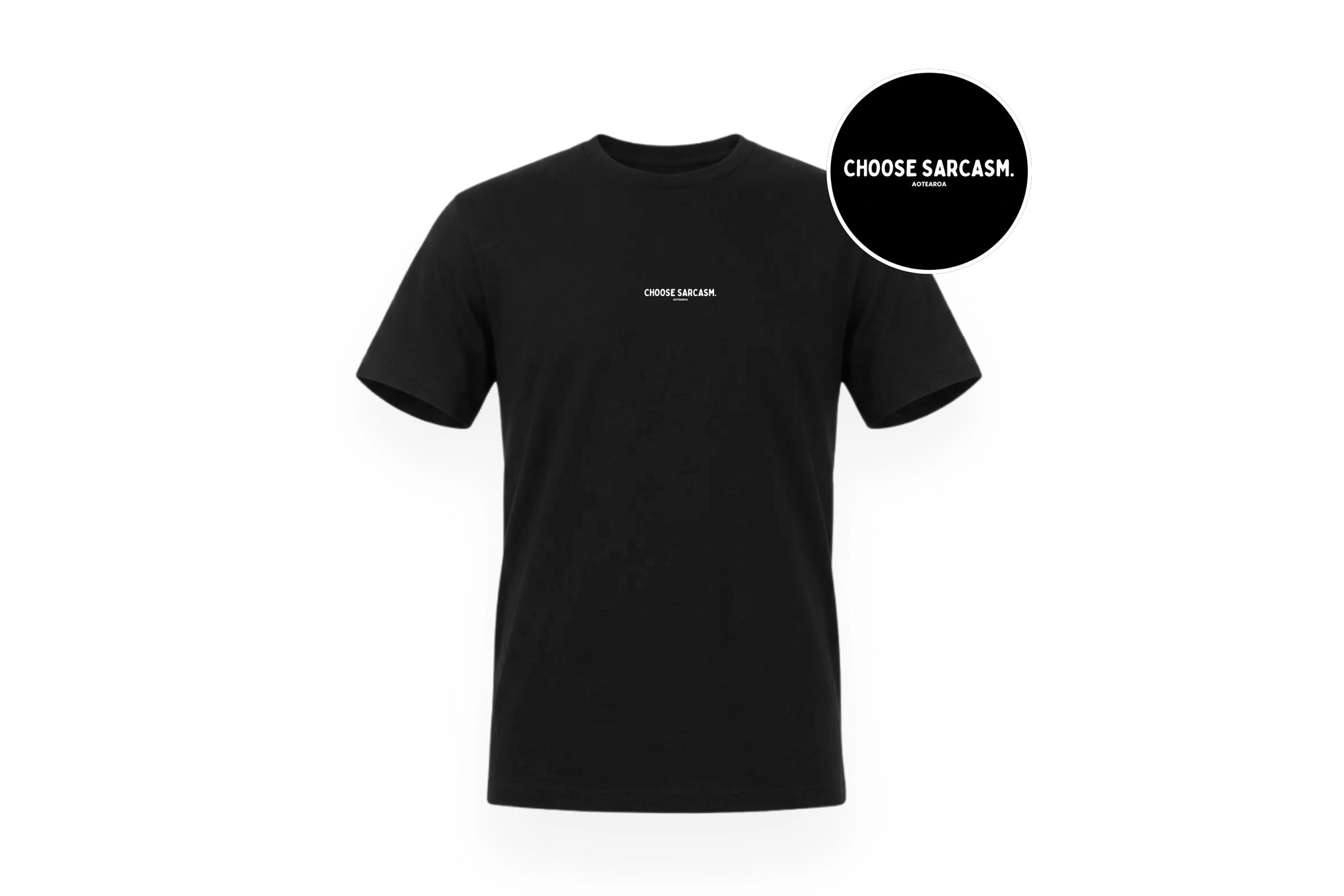 HINT OF SARCASM TEE.