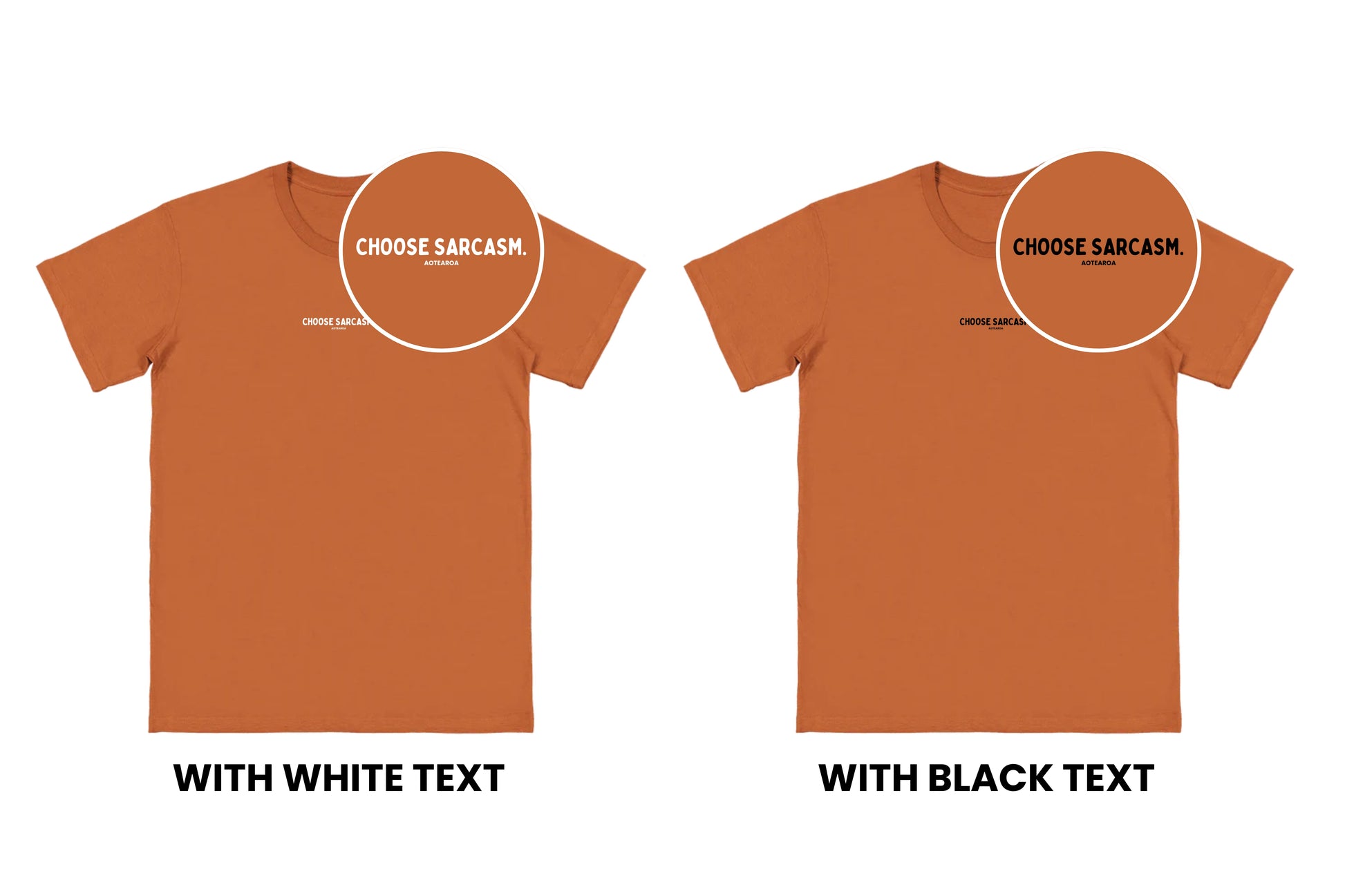 HINT OF SARCASM TEE.