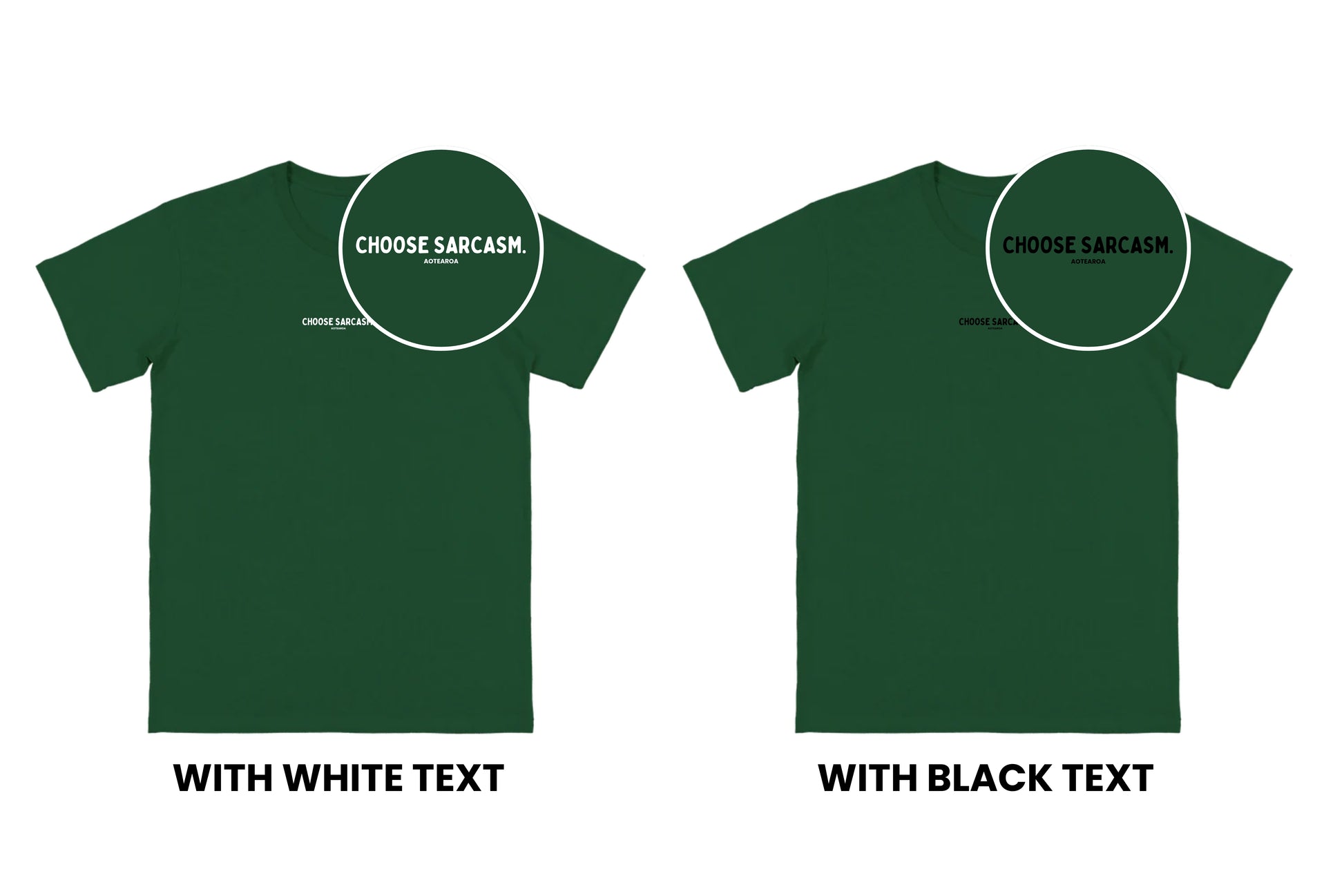 HINT OF SARCASM TEE.