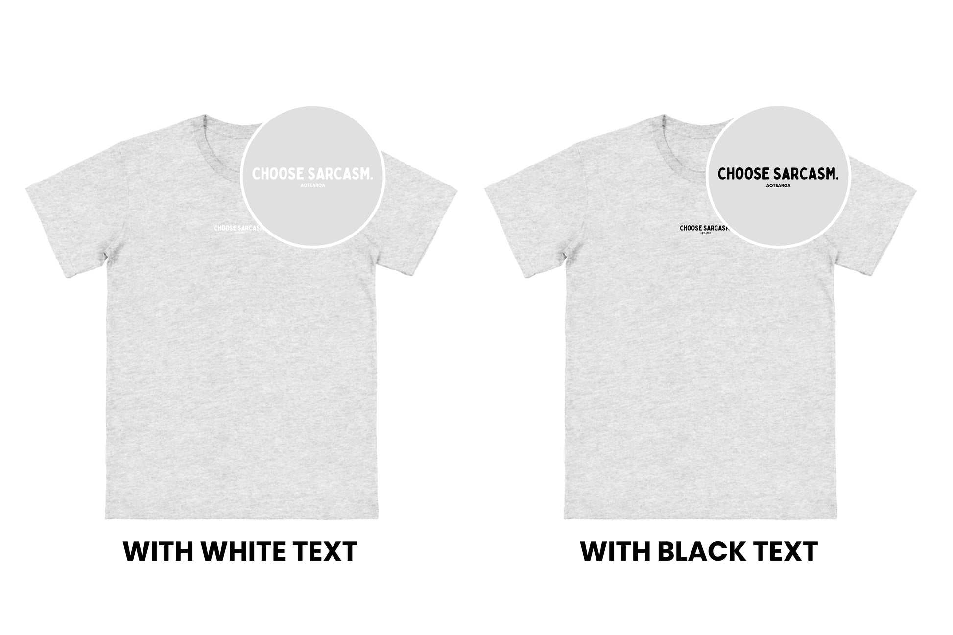 HINT OF SARCASM TEE.