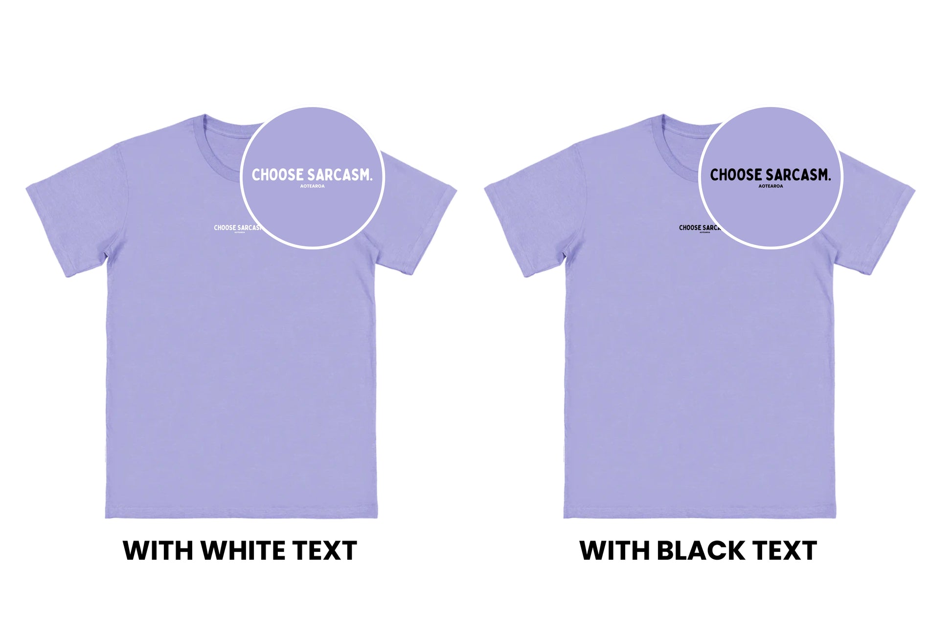 HINT OF SARCASM TEE.