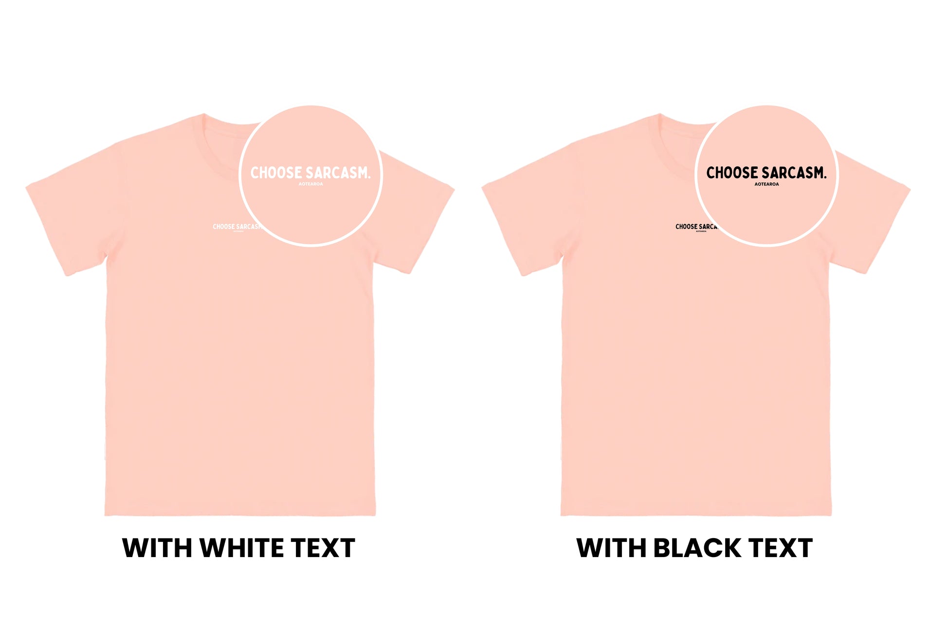 HINT OF SARCASM TEE.