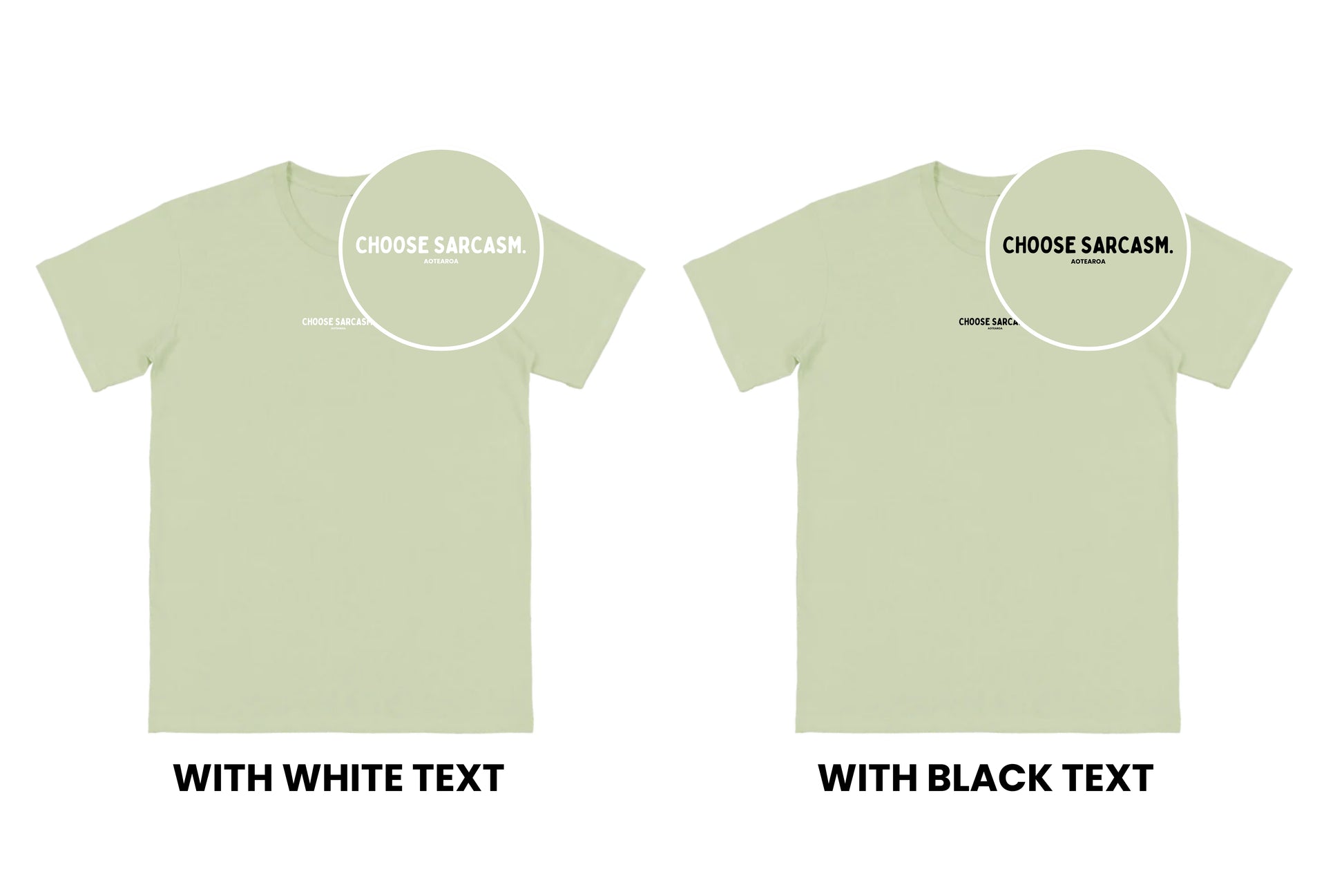 HINT OF SARCASM TEE.