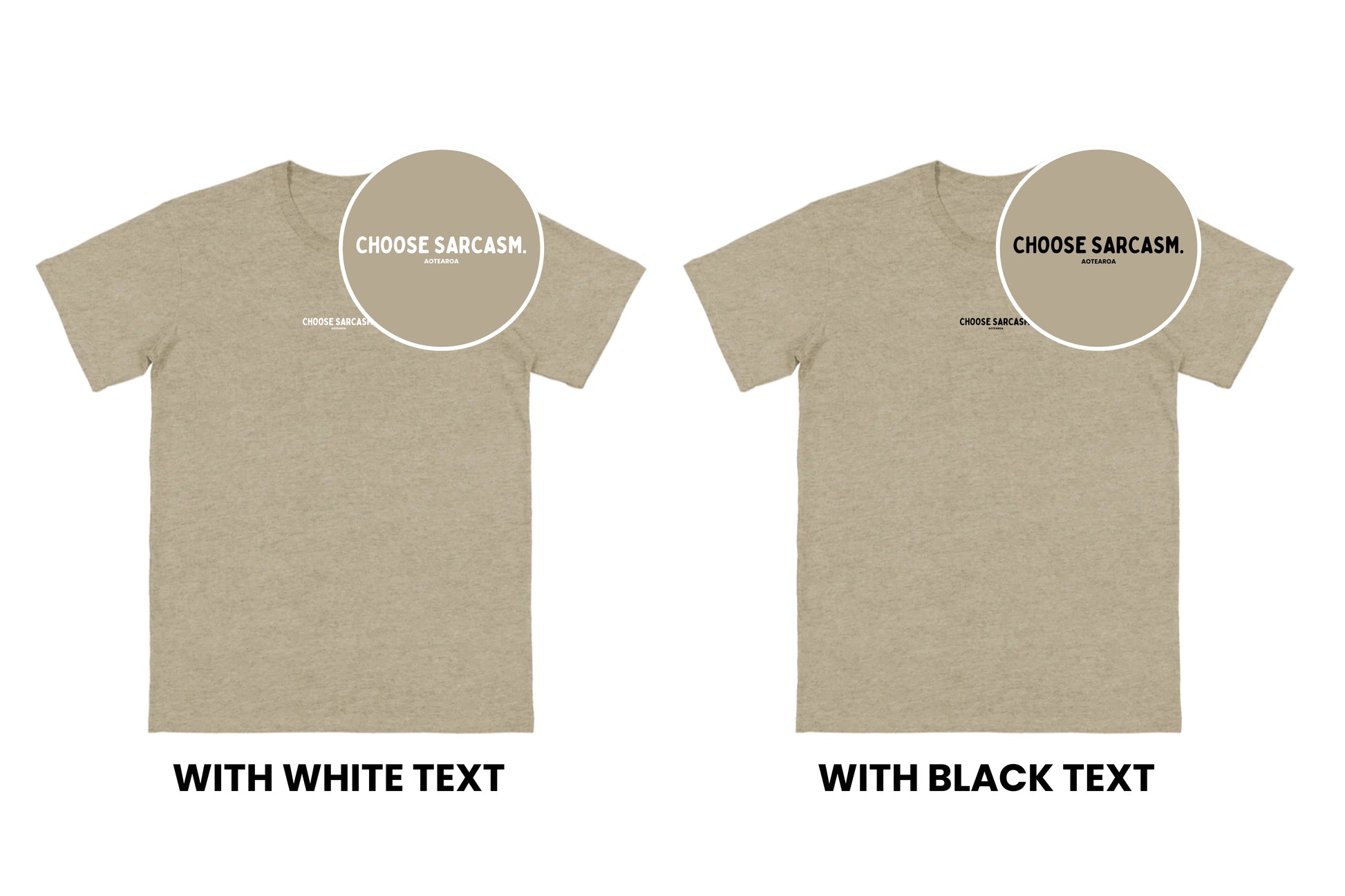 HINT OF SARCASM TEE.