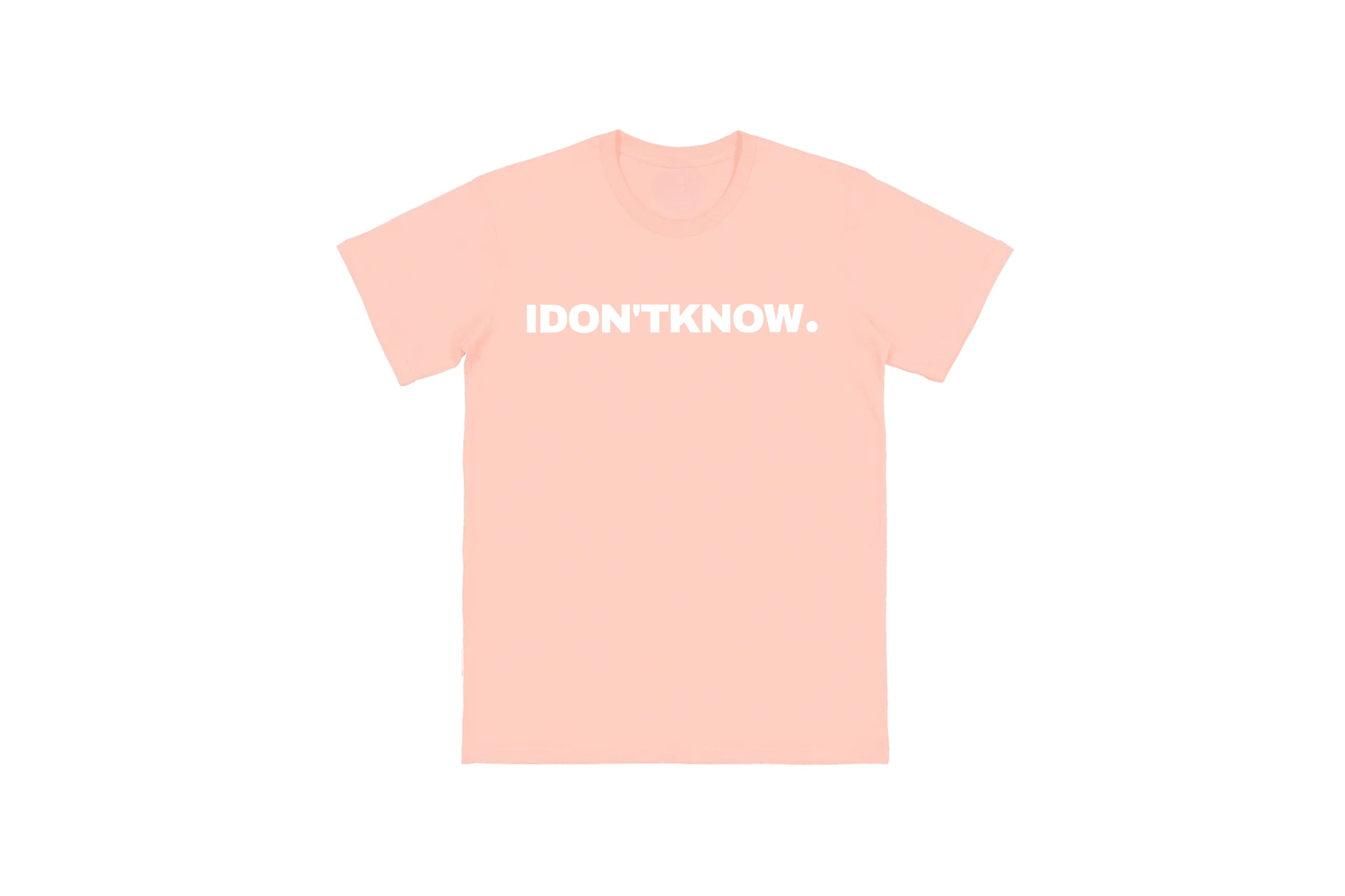 Flat lay of I DON'T KNOW Tee – unisex, Māori-inspired cotton T-shirt for everyday NZ wear.
