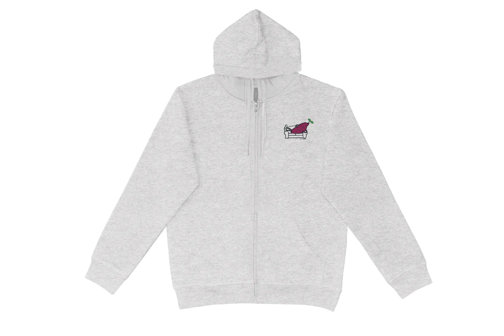 COUCH KŪMARA ZIP HOODIE.