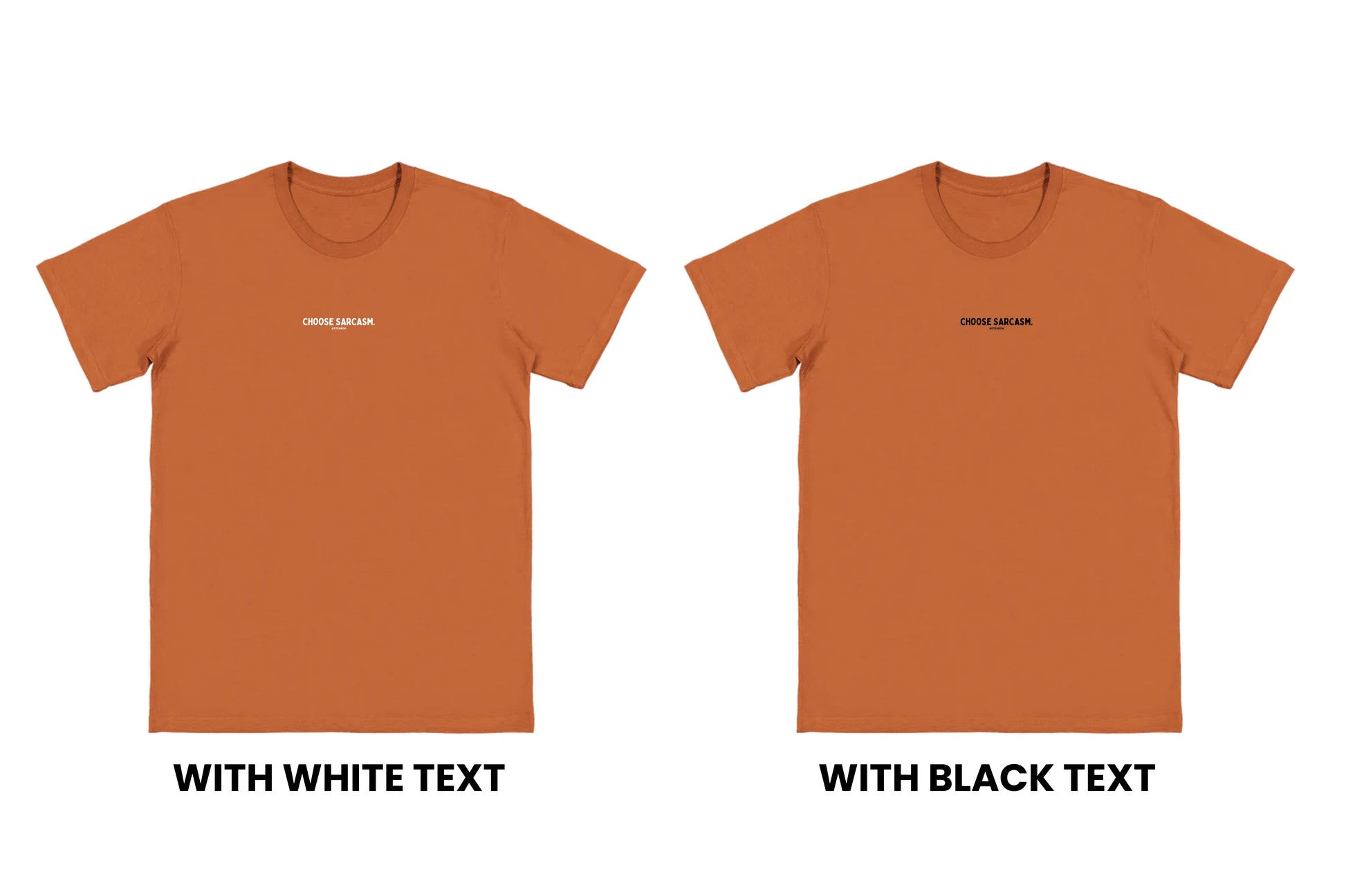Flat lay of the Hint of Sarcasm Tee – unisex, Māori-inspired cotton T-shirt for everyday NZ wear.