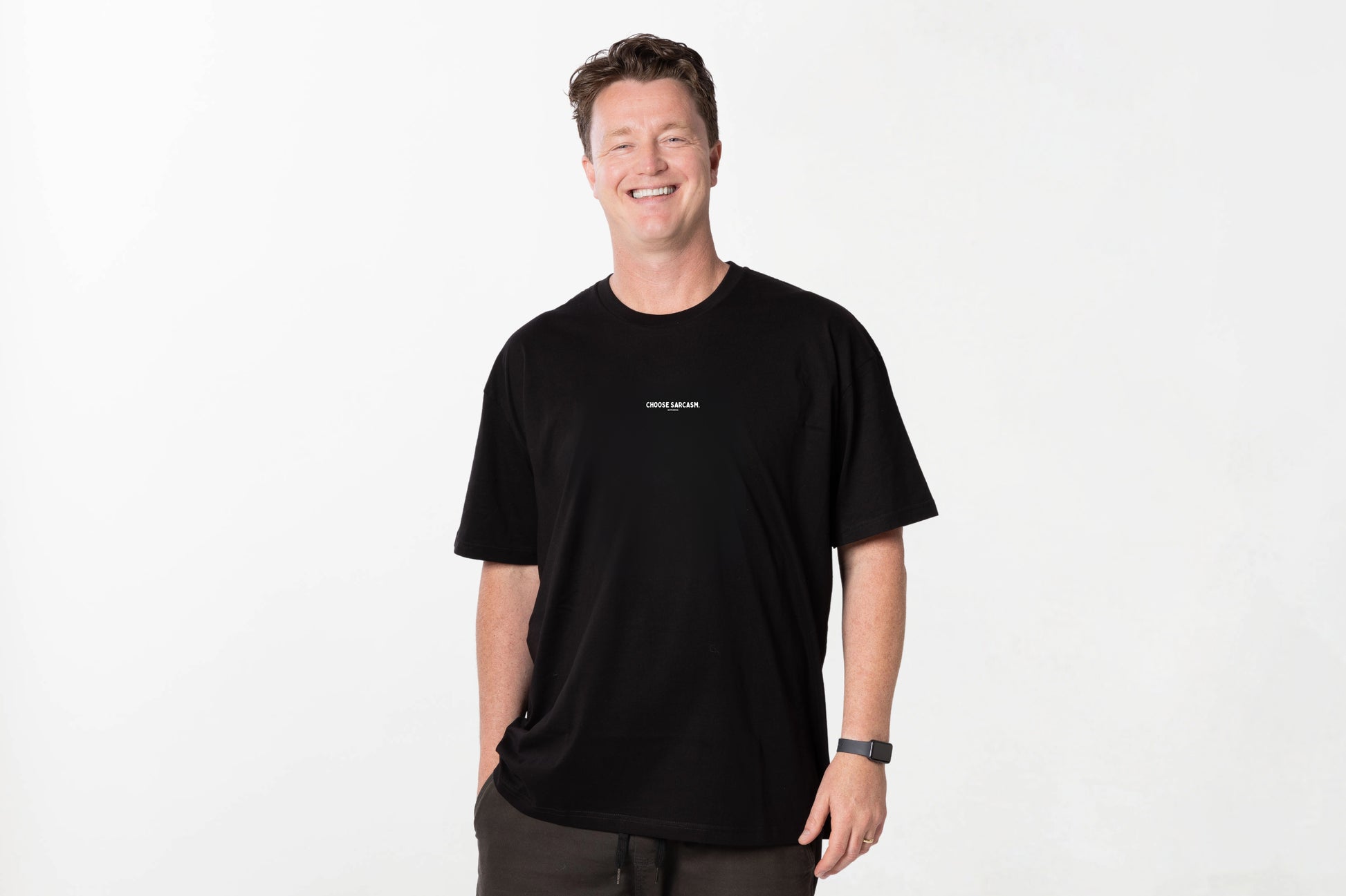 HINT OF SARCASM TEE.