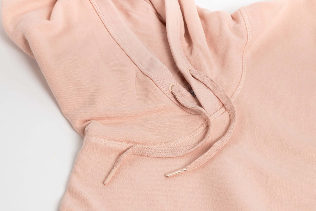 Close up of a CHOOSE SARCASM hoodie.