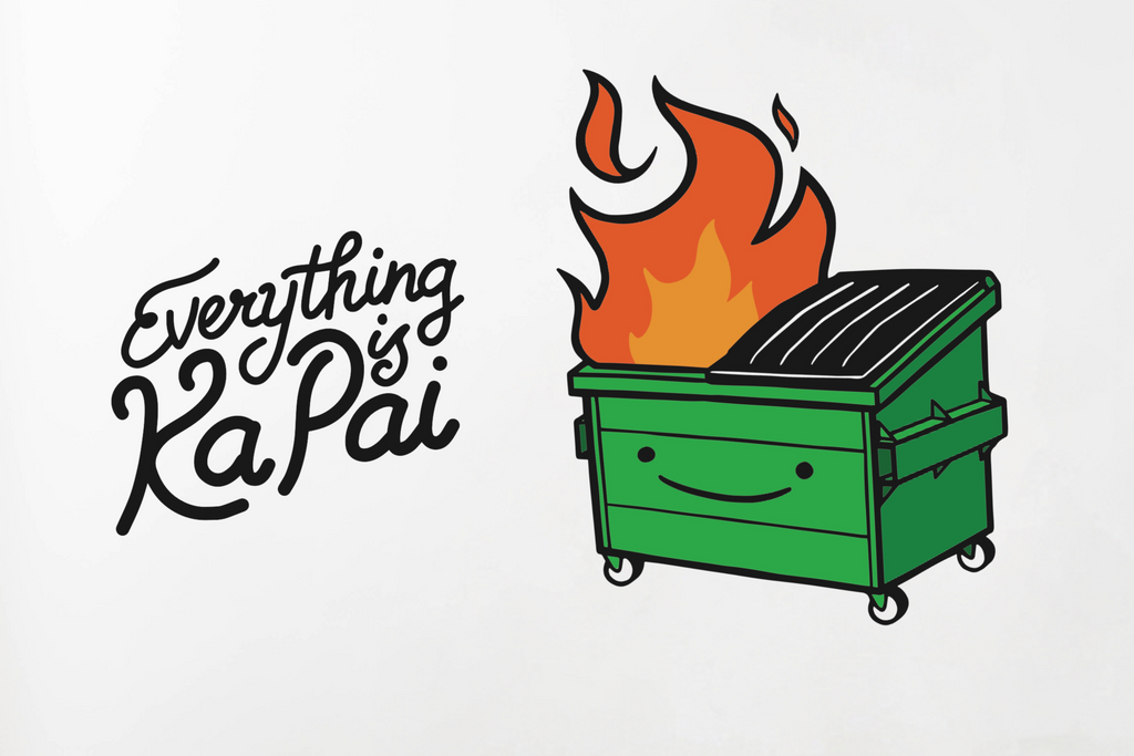 EVERYTHING IS KA PAI ZIP HOODIE.