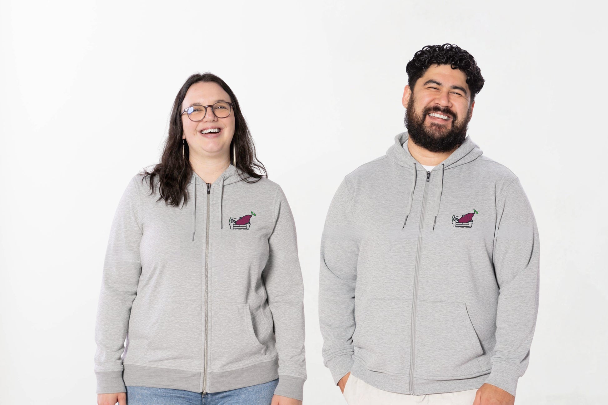 COUCH KŪMARA ZIP HOODIE.