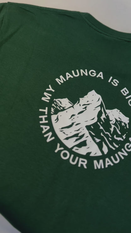 MY MAUNGA IS BIGGER THAN YOUR MAUNGA CREWNECK.