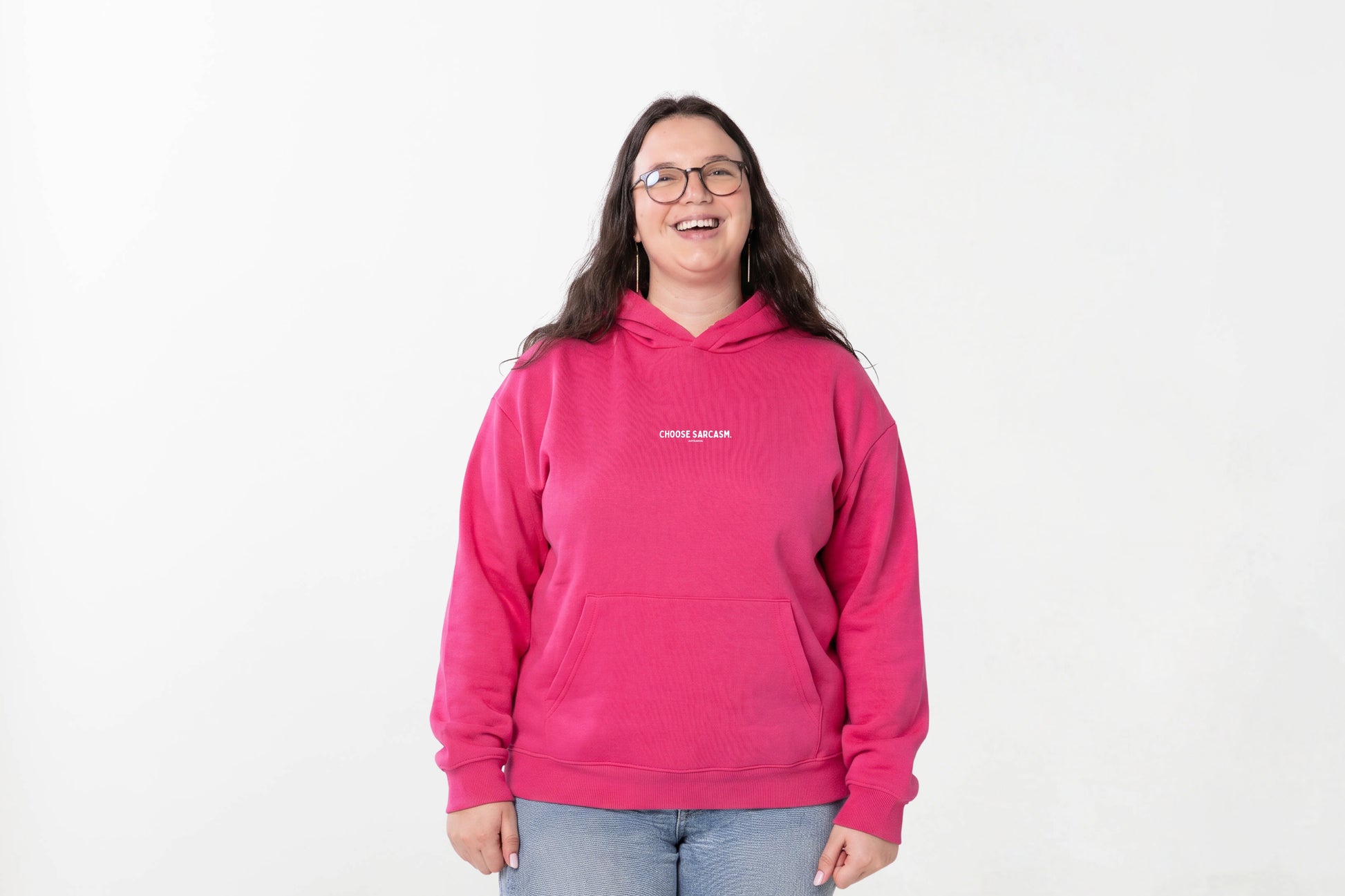 TAYLOR'S SHOCKING PINK HOODIE.